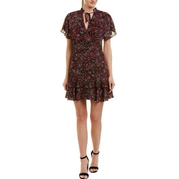 Parker Dresses & Skirts - Parker Size M Ruffled Mini Dress Scatter Confetti Print